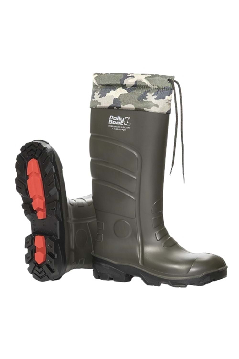37:NO POLLY BOOT GALAXY VEGA KOYU HAKİ KISA BOĞAZLI 31+6 CM
