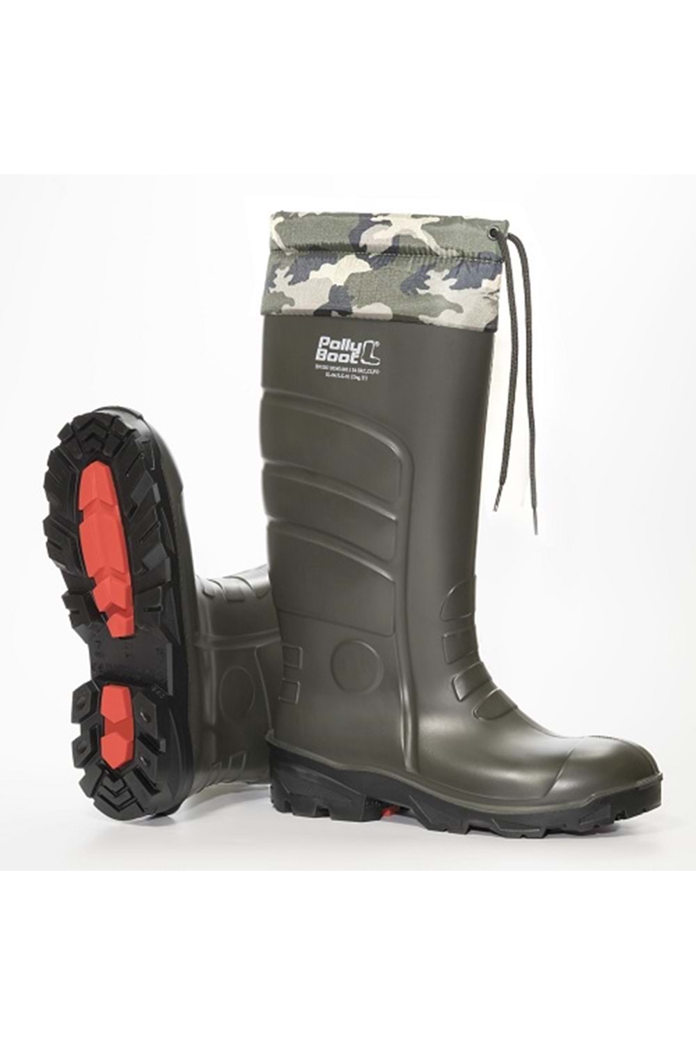44:NO POLLY BOOT GALAXY VEGA KOYU HAKİ KISA BOĞAZLI 31+6 CM
