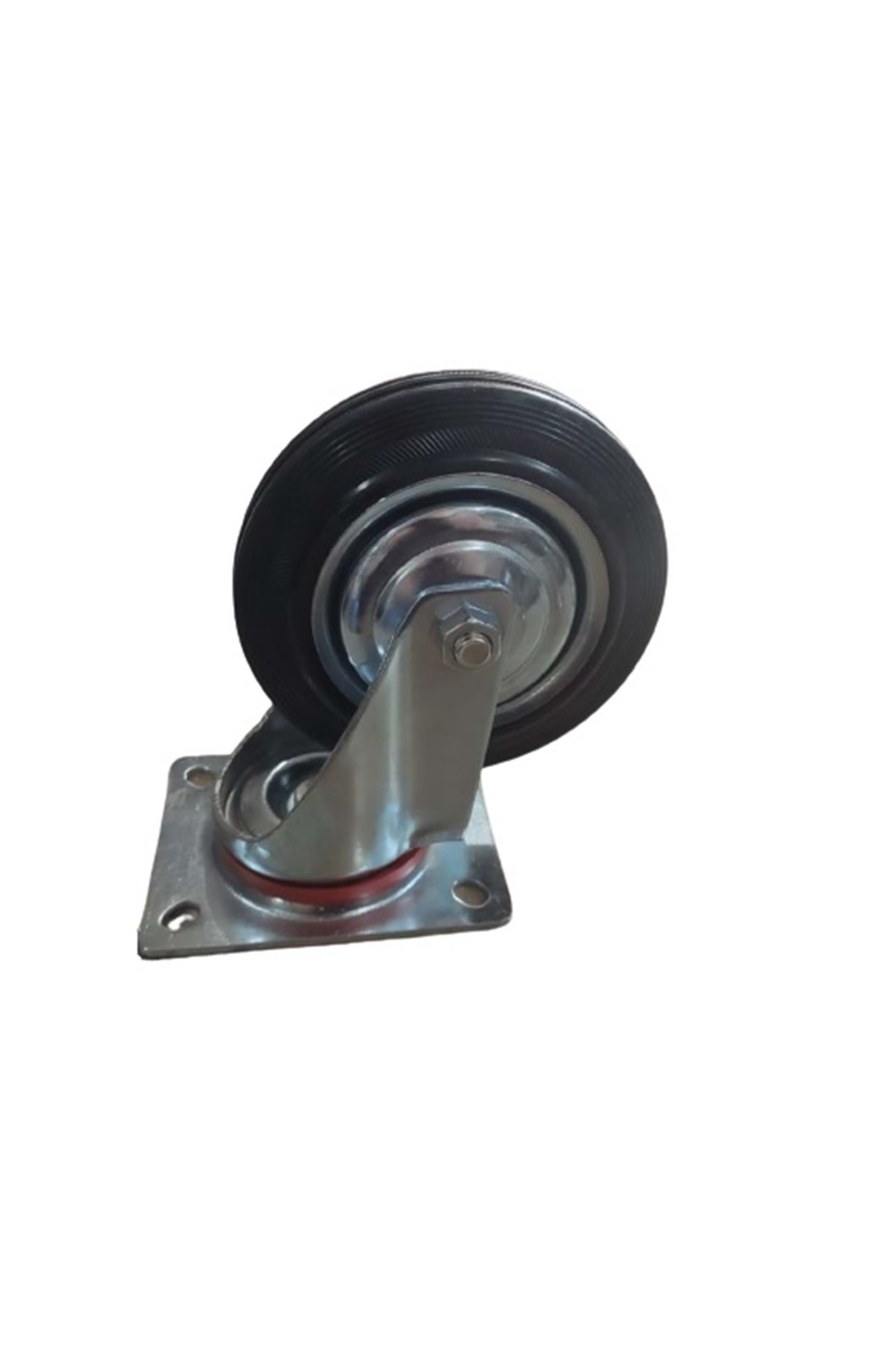 150X40X2.7MM LASTİK KAPLI DÖNER TABLALI SERVİS TEKERİ