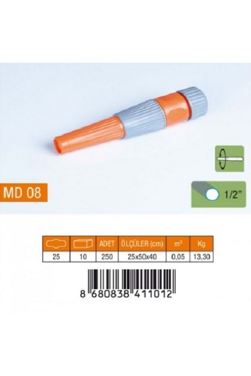 1/2 AYARLI LANS PLASTİK MD08