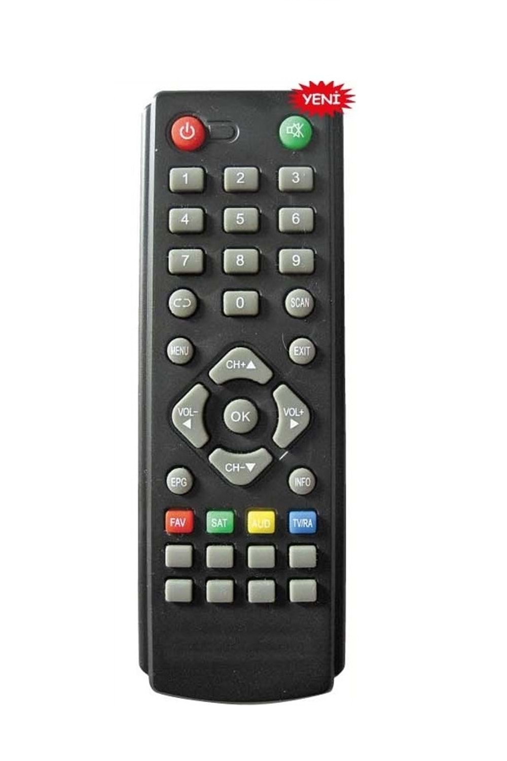 KR7160 - HRU7160 DIGILINE-AKIWA-KAON-MERSAT-FREESAT MİNİ KUMANDASI