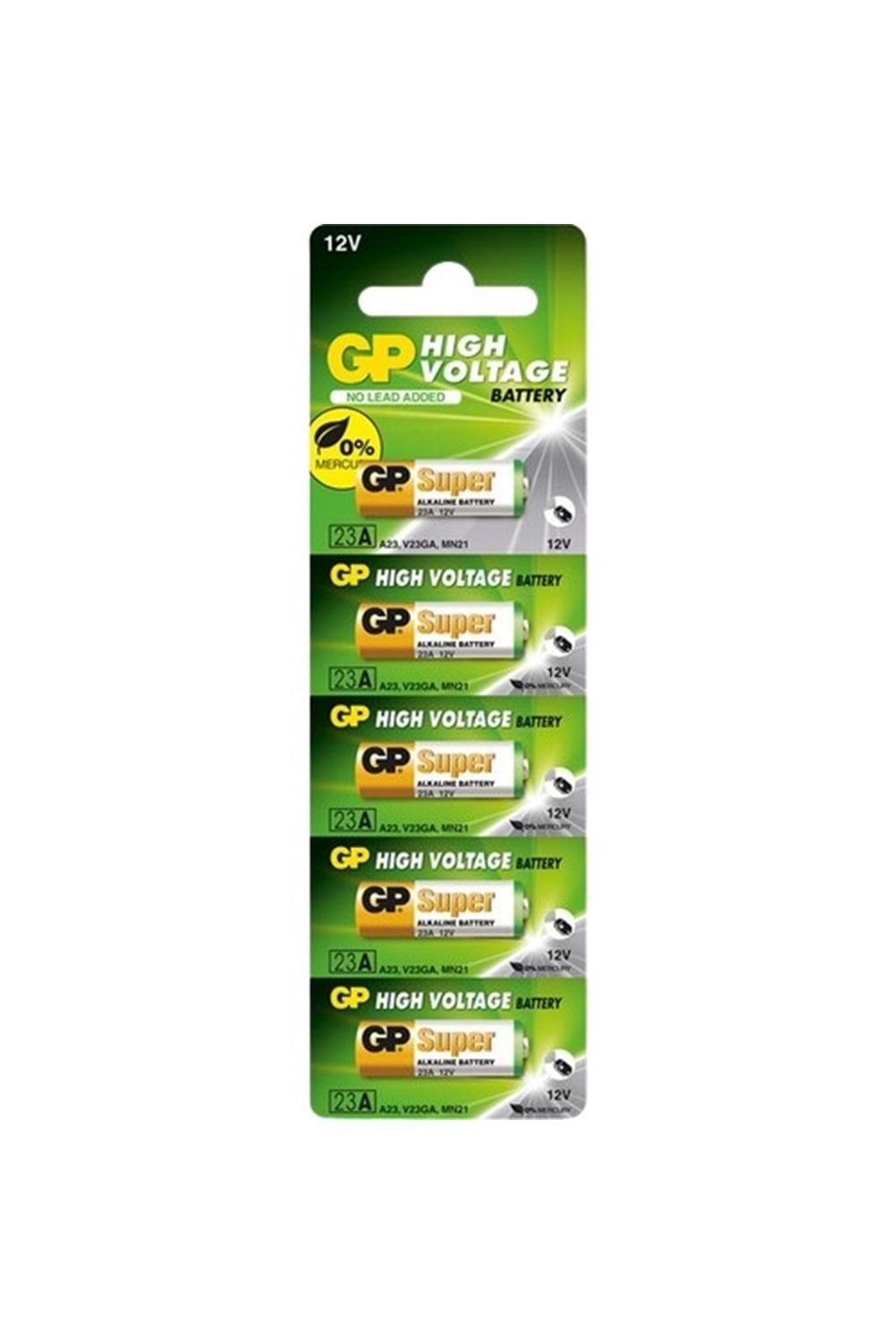 GP HIGH VOLTAGE 23A 5Lİ PİL