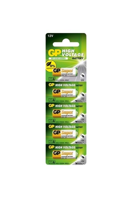GP HIGH VOLTAGE 23A 5Lİ PİL