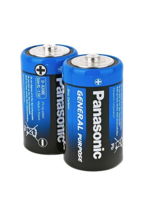 PANASONIC D BOY KALIN PİL 2 Lİ PAKET