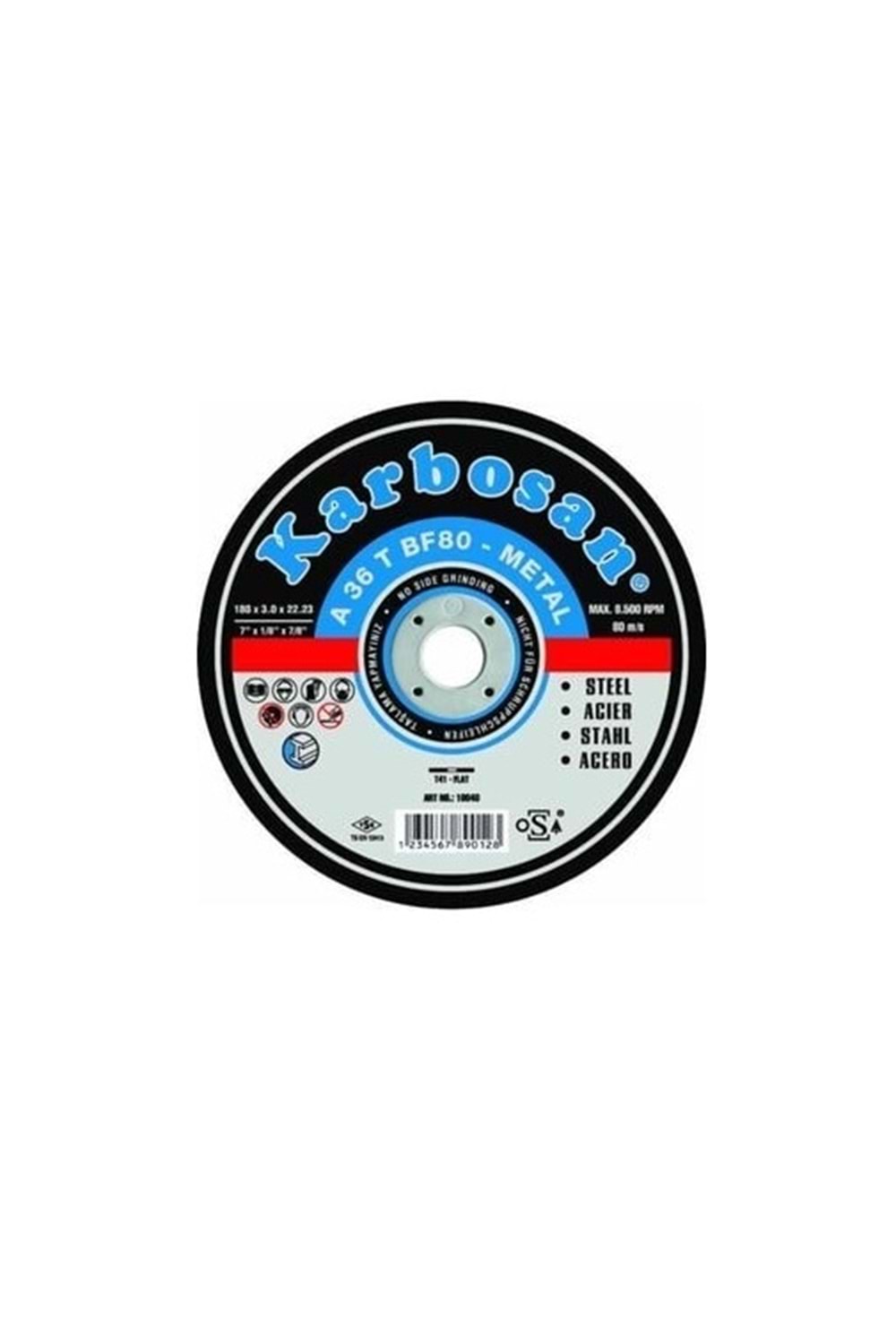 180X3.0X22.23 KARBOSAN METAL KESİCİ