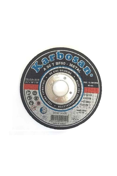 115X3.0X22.23 KARBOSAN METAL KESİCİ