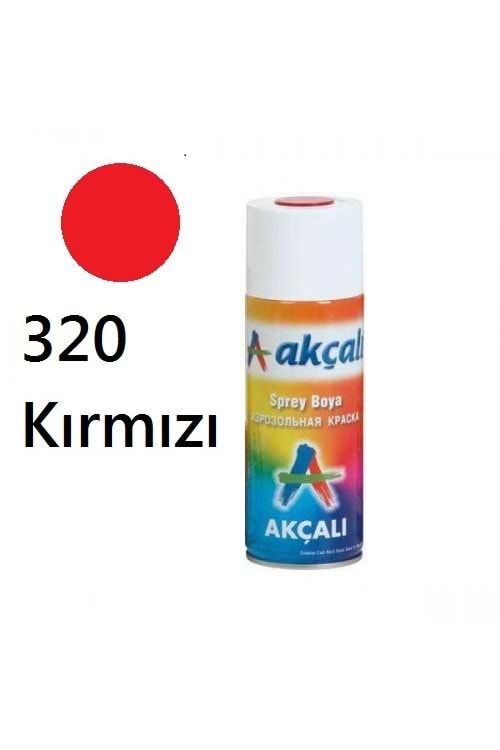 AKÇALI 320 KIRMIZI SPREY BOYA 400 ML