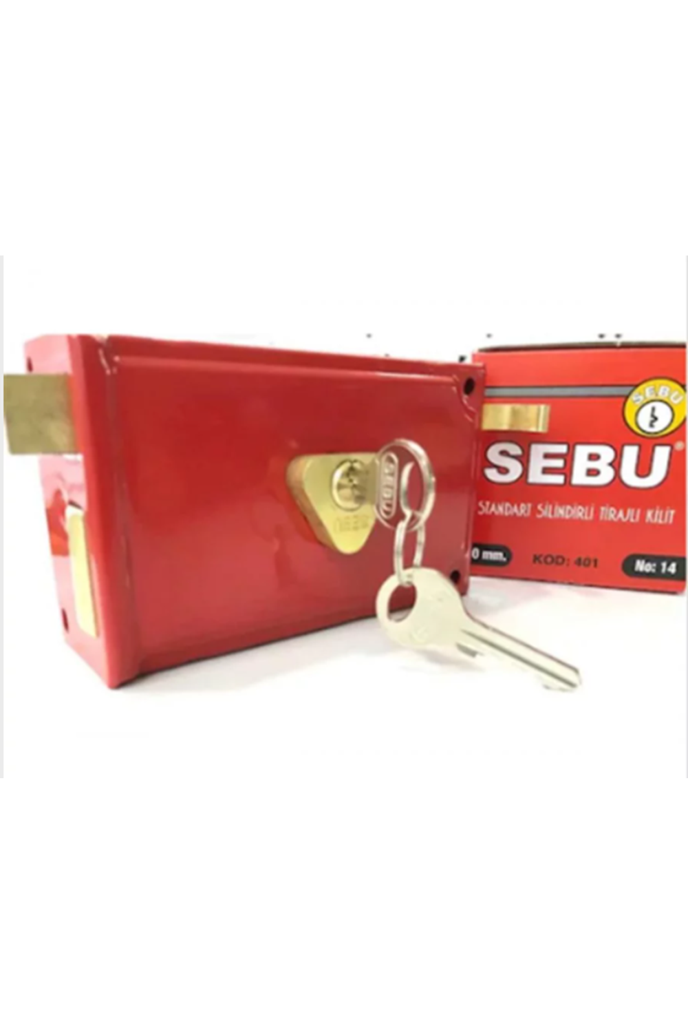 SEBU KOD: 401 NO: 14 70 MM TİRAJLI DEMİR KAPI KİLİDİ