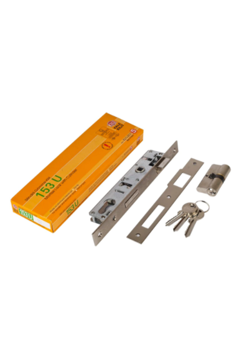 KALE KİLİT 153U ALÜMİNYUM KAPI 20 MM SİLİNDİRLİ GÖMME KİLİT 15320000002