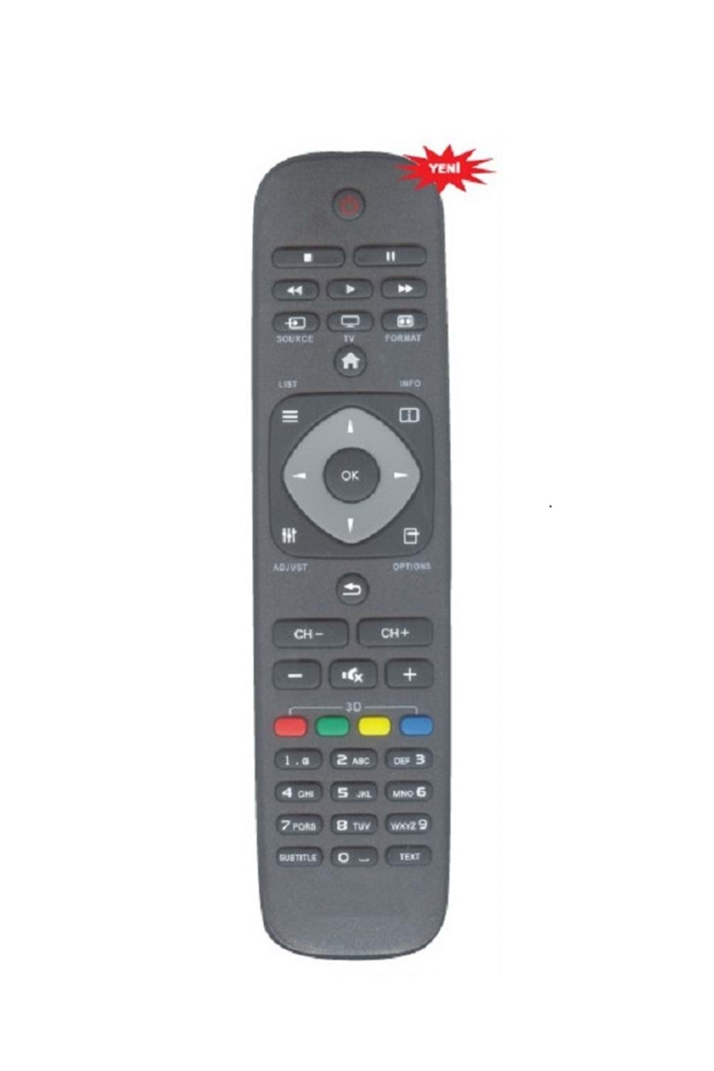 KK9863 PHILIPS 3D LCD KUMANDASI RM-L1125