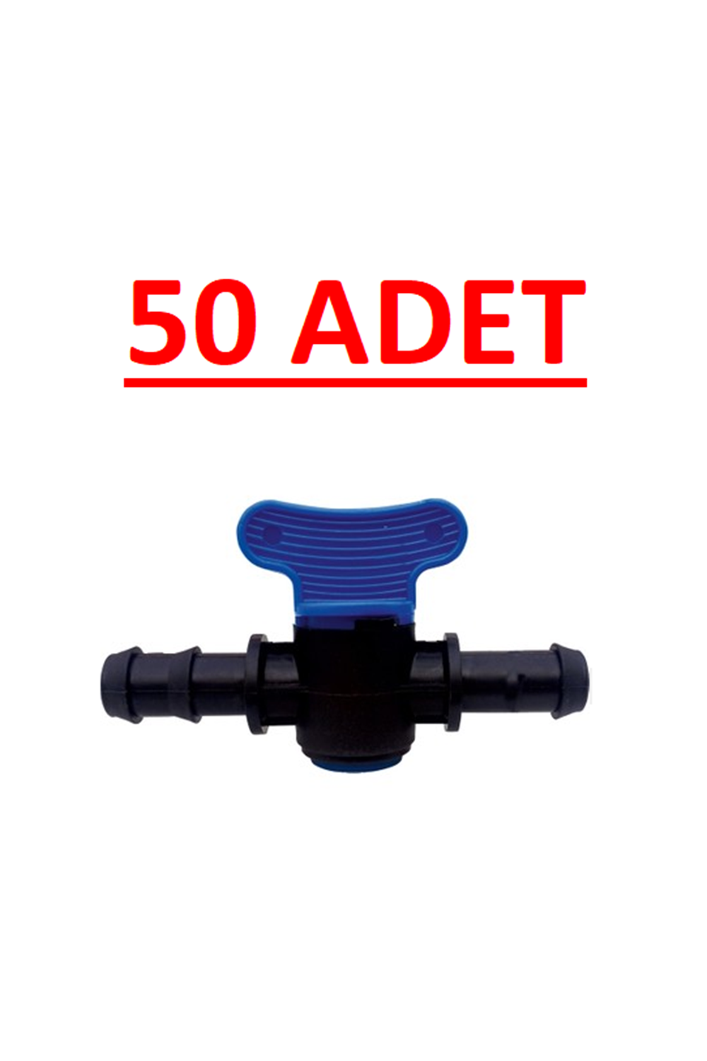 16X16 KURTAĞZI CONTA ÇIKIŞLI MİNİ VANA DAMLAMA 50Lİ PAKET