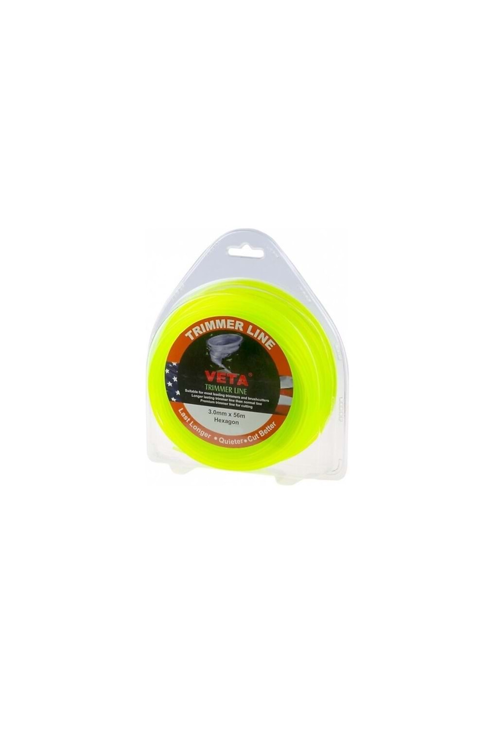 3.30 MM 45 MT TRIMMER LINE SARI ALTI KÖŞE MİSİNA VETA 131617