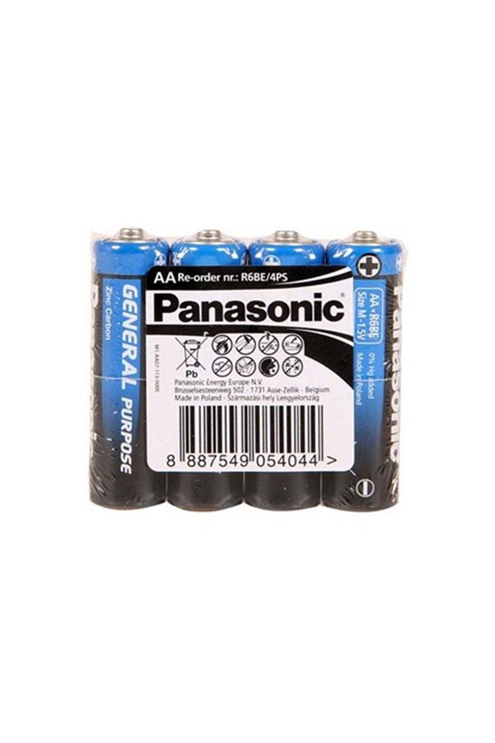 PANASONIC AA R6BE KALEM PİL 4 LÜ PAKET