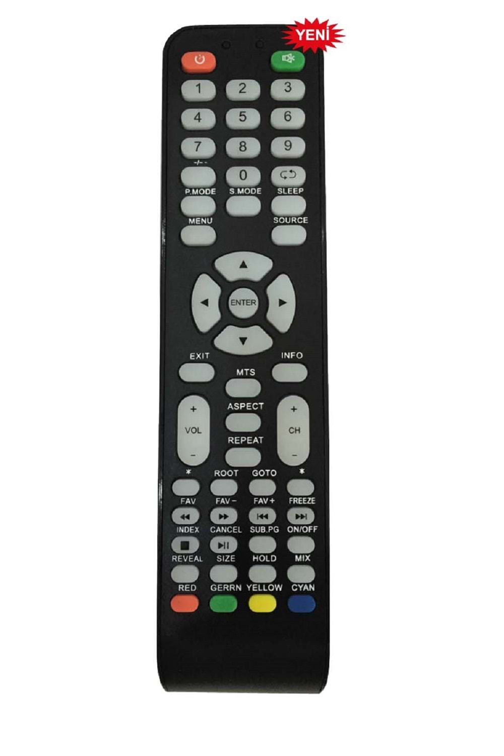 KK0185 - HRL0185 SABA-PROFİLO-SANYO UYDULU LCD KUMANDASI