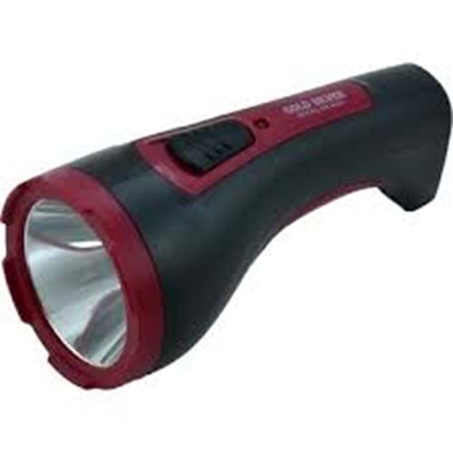 GOLD SILVER GS-4231 3W BORDO RENK EL FENERİ