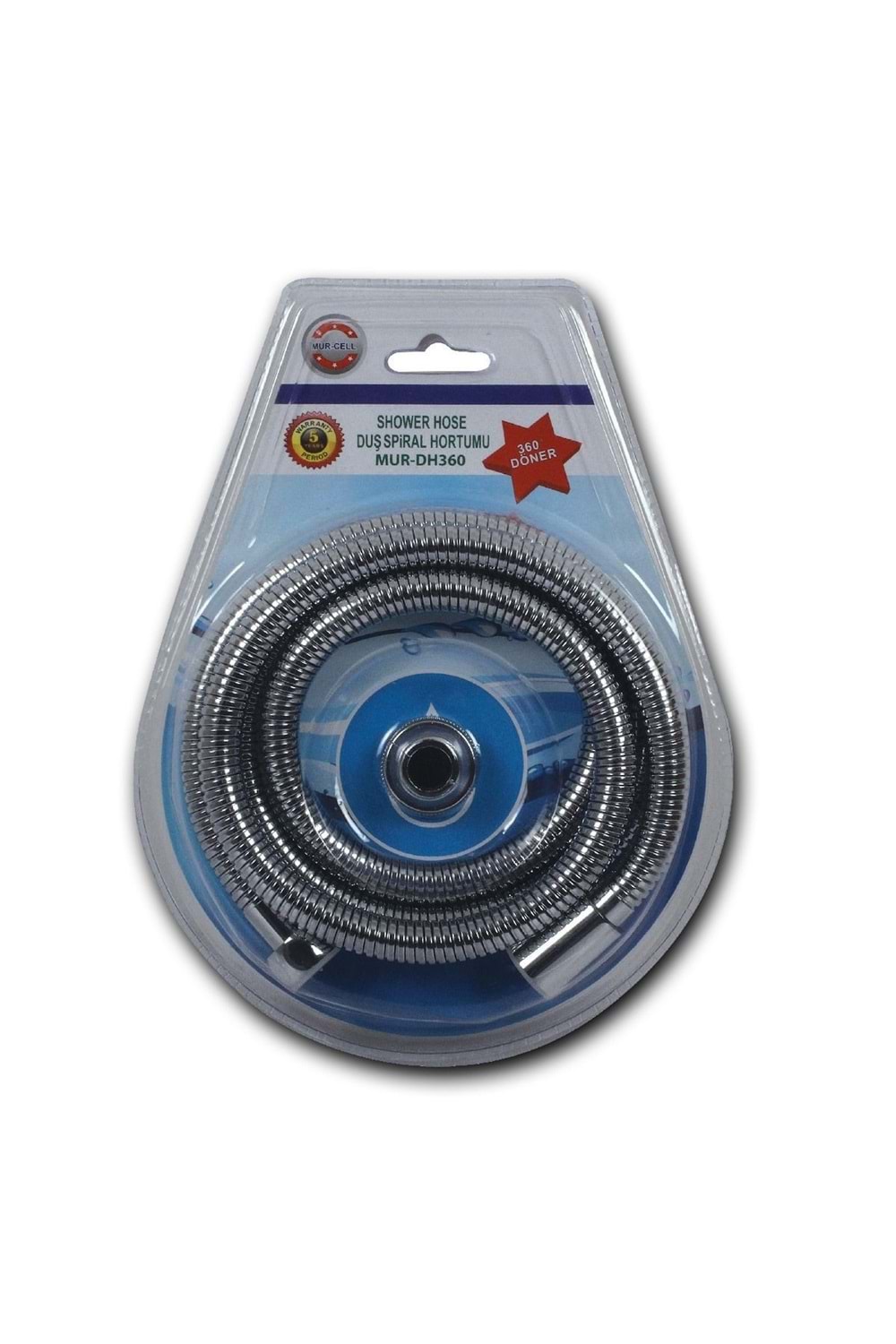 MUR-CELL 360 DÖNER DUŞ HORTUMU SPİRALLİ MUR-DH360