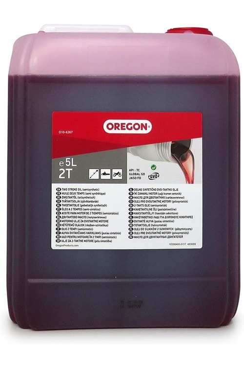 OREGON 5 LT 2 ZAMANLI BENZİN KATKI YAĞI O10-6367 131732