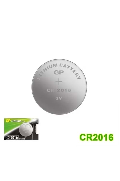 GP LITHIUM CR2016 5Lİ PAKET PARA PİL