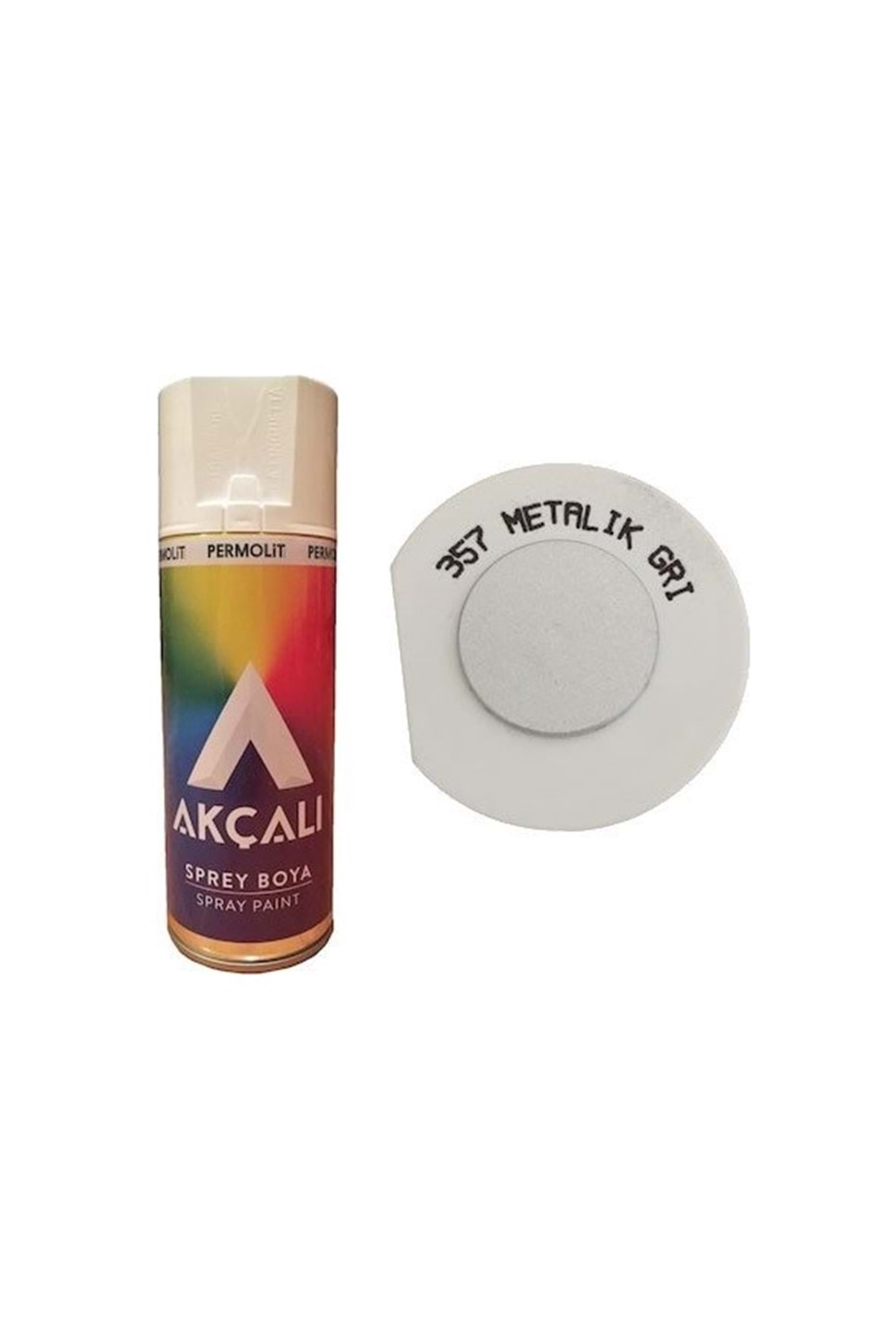 AKÇALI 357 METALİK GRİ SPREY BOYA 400 ML