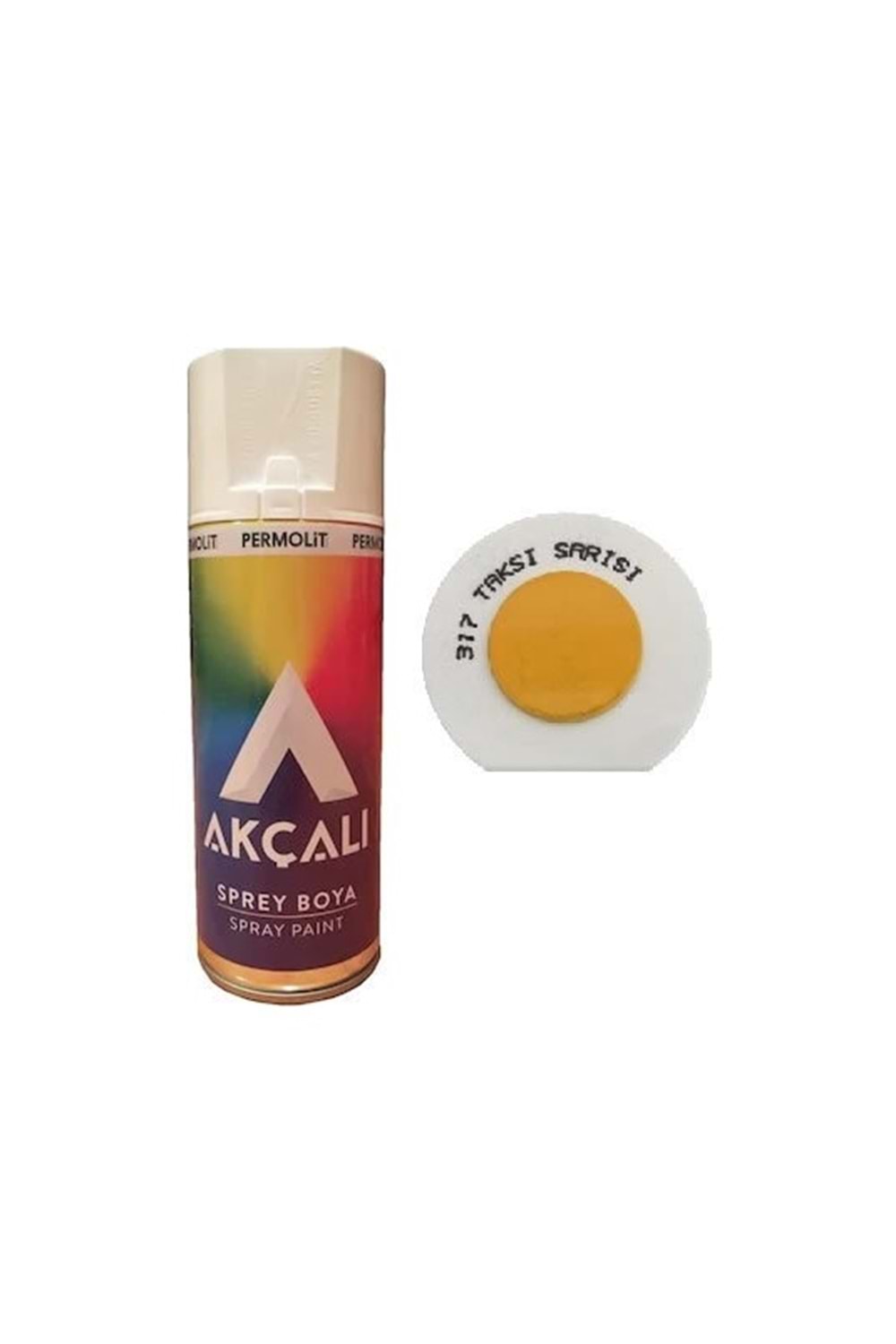 AKÇALI 317 TAKSİ SARISI SPREY BOYA 400 ML