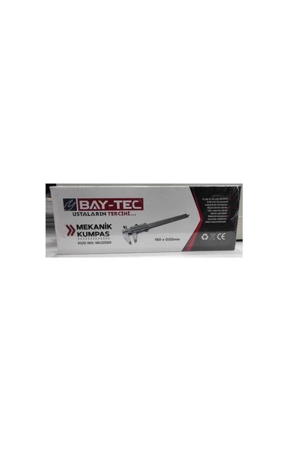 BAY-TEC MEKANİK KUMPAS 150X0,02 MM KOD:MU2550