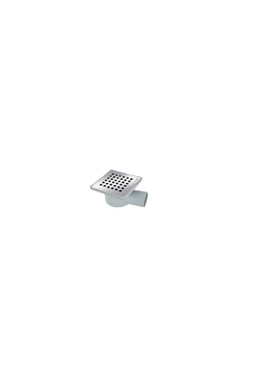 10X10X32MM PASLANMAZ YANDAN ÇIKIŞLI YER SİFONU YS 007