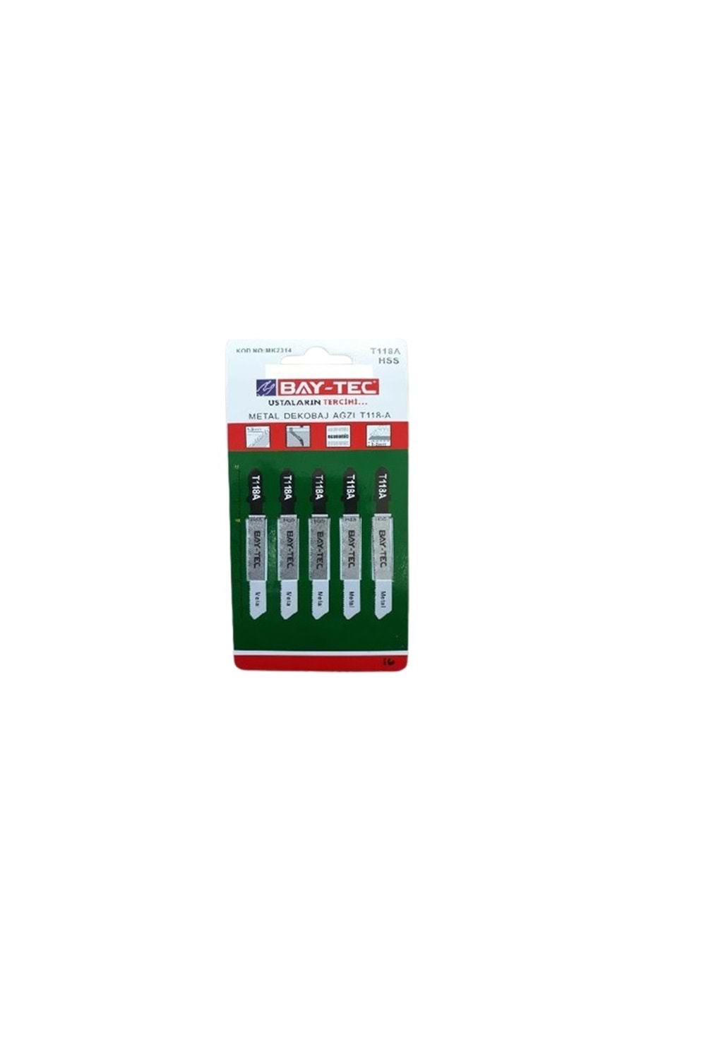 BAY-TEC METAL DEKUPAJ UCU T118A MK2314 1 KARTELA (5 ADET)