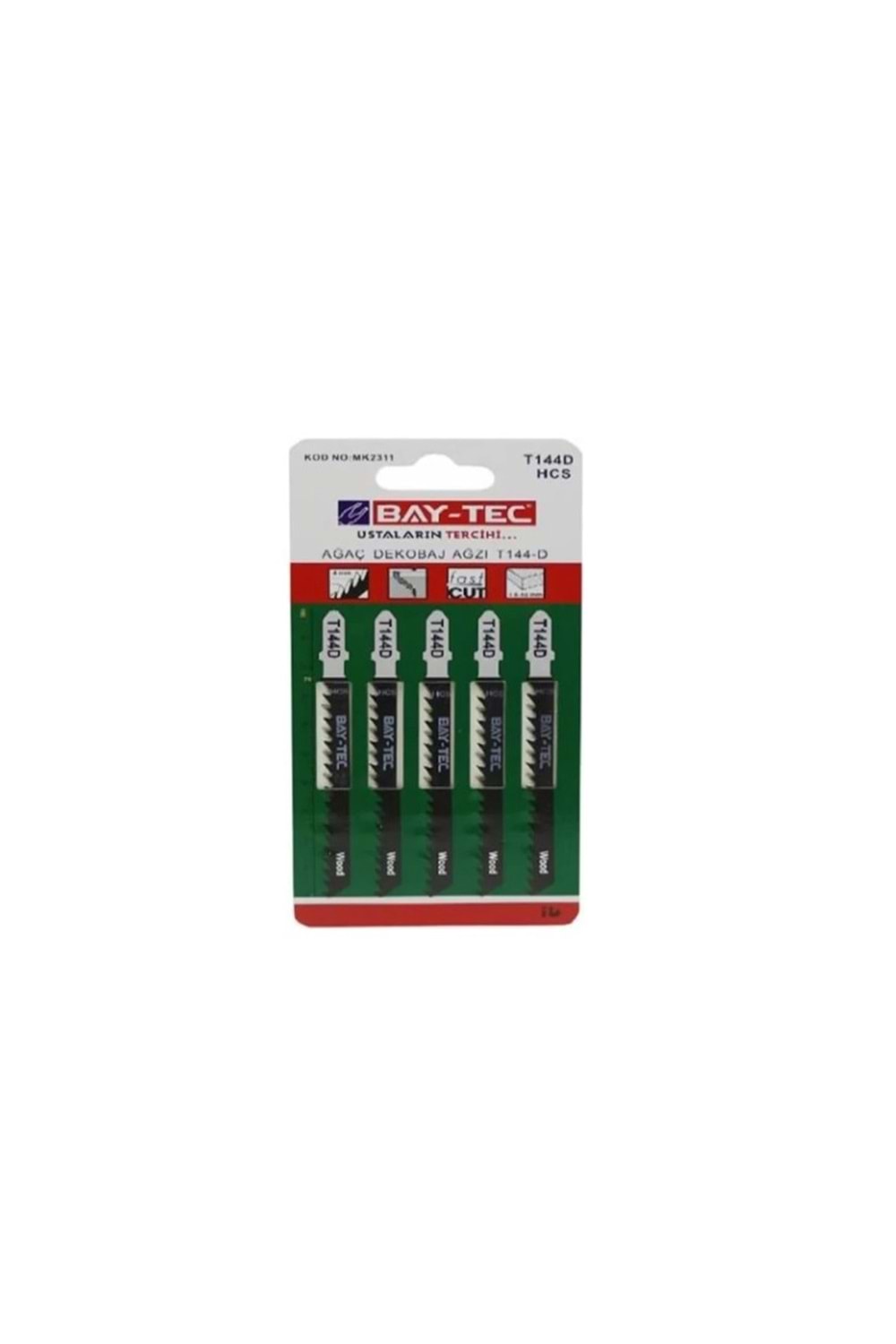 BAY-TEC AĞAÇ DEKUPAJ UCU T144D MK2311 1 KARTELA (5 ADET)