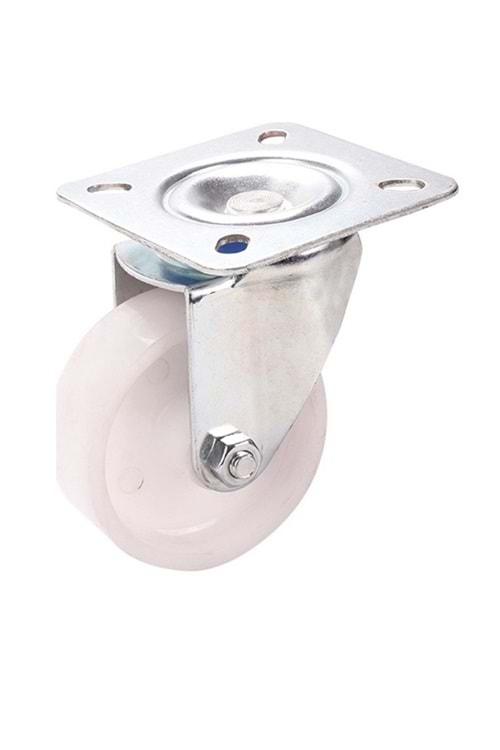 80 MM POLYAMİD DÖNER TABLALI SERVİS TEKERİ