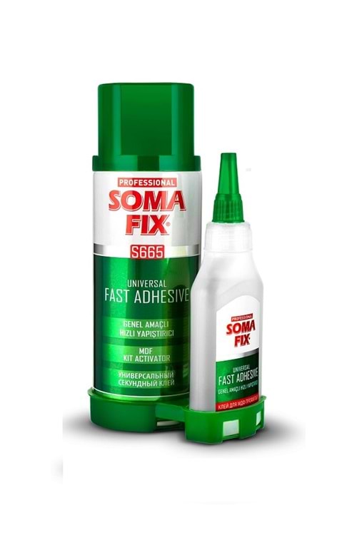 400ML+100GR SOMAFİX KATALİZÖRLÜ HIZLI YAPIŞTIRICI-MDF KIT S665