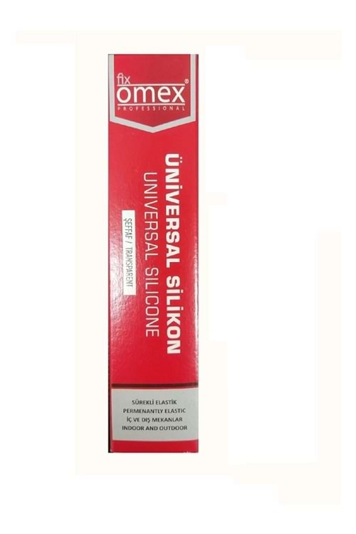 FİX OMEX ŞEFFAF TÜP SİLİKON 40 ML