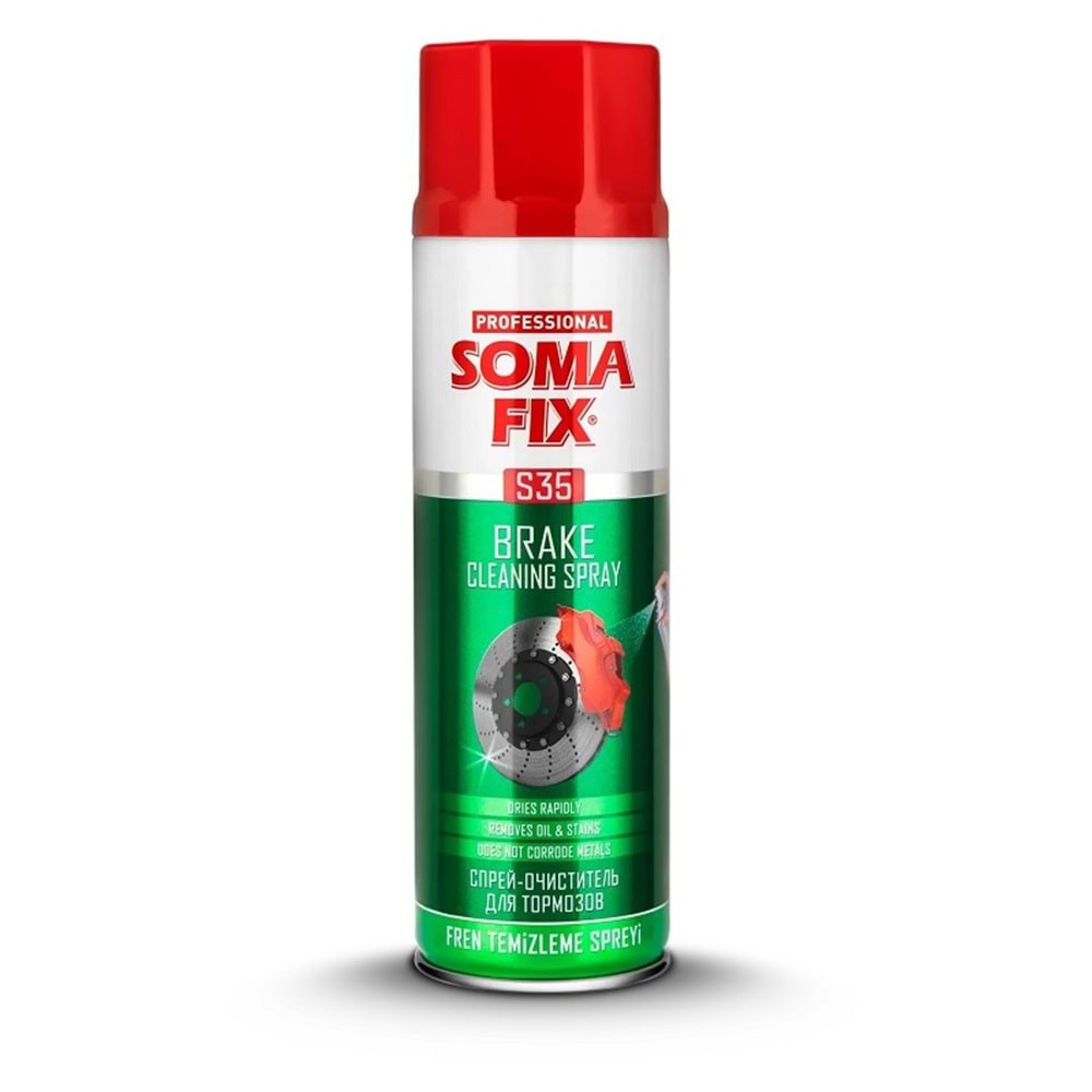 SOMAFIX S35 FREN BALATA TEMİZLEME SPREYİ 500 ML