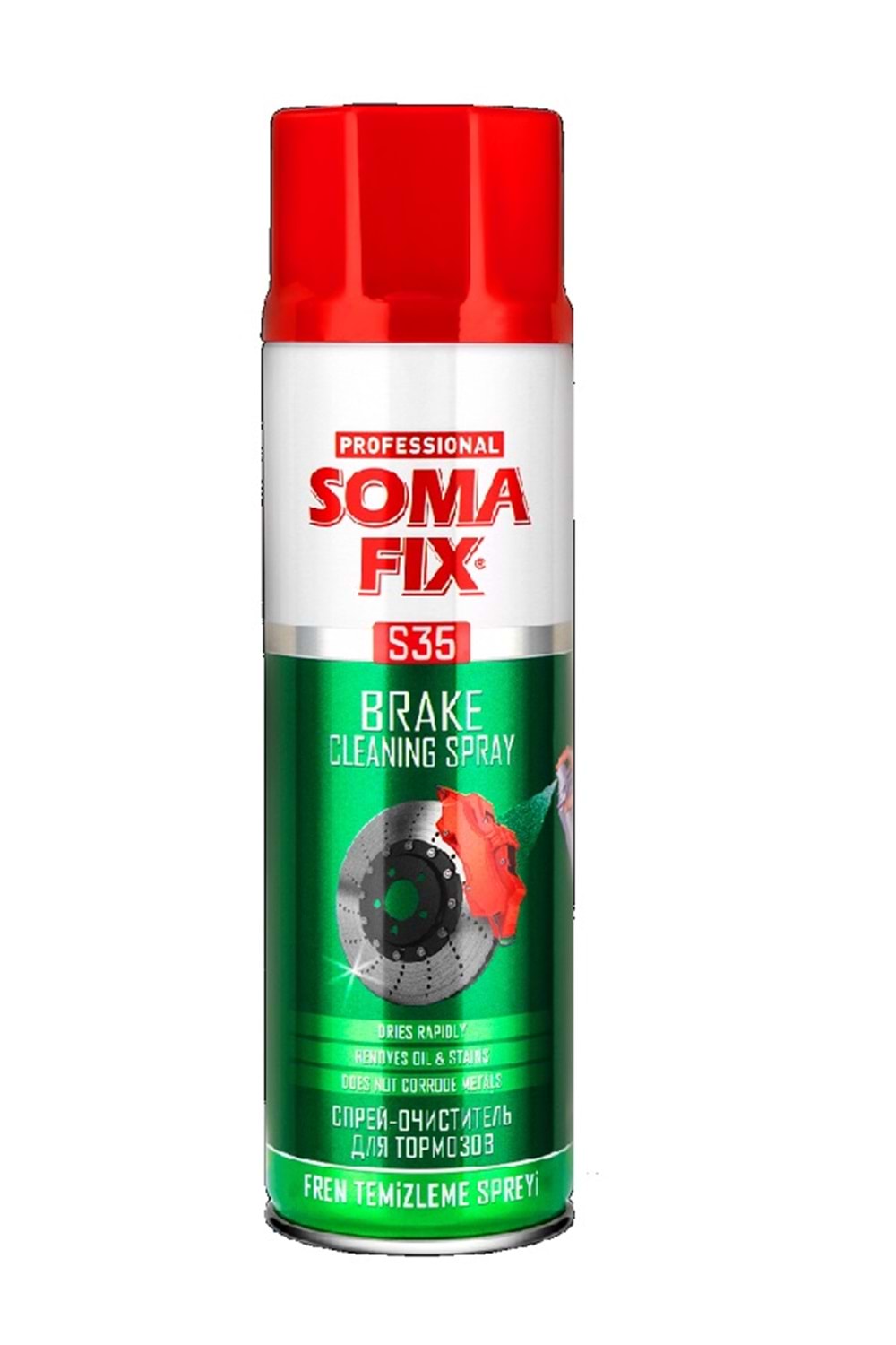 SOMAFIX S35 FREN BALATA TEMİZLEME SPREYİ 500 ML