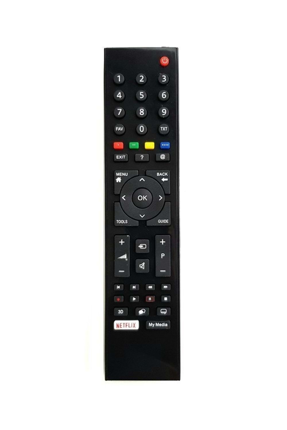 HRL0184 ARÇELİK BEKO NETFLIX TUŞLU SMART LED TV UYUMLU LCD KUMANDA