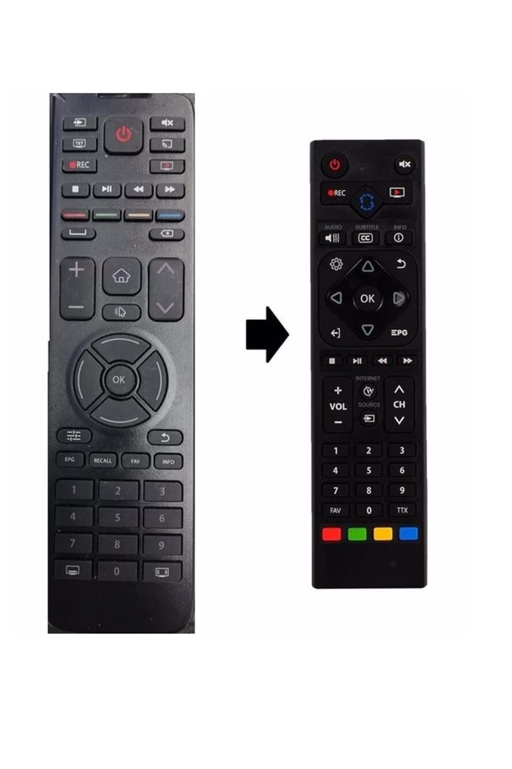 HRL0197 AXEN ANDROID SMART LED TV KUMANDA