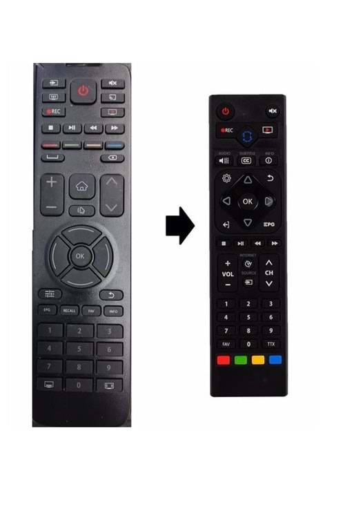 HRL0197 AXEN ANDROID SMART LED TV KUMANDA