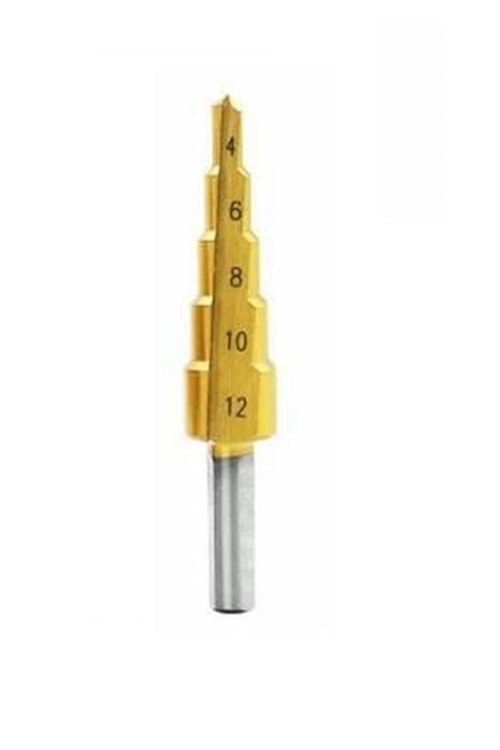 4-12 MM KADEMELİ SAÇ DELME MATKAP UCU