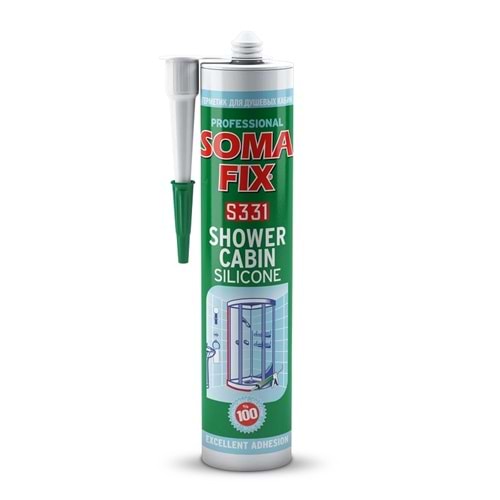 SOMAFIX S231 BEYAZ DUŞAKABİN SİLİKONU 280 ML-320 GR