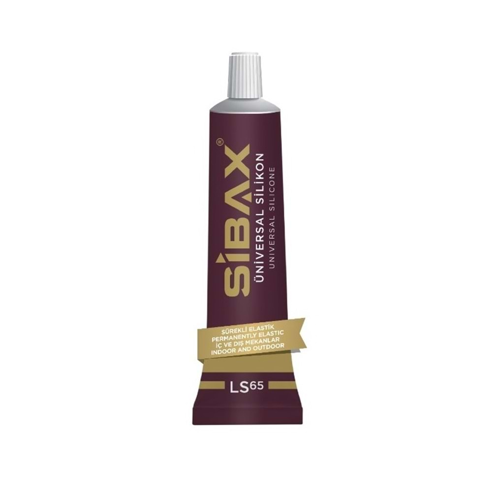 SİBAX ŞEFFAF TÜP SİLİKON LS65 40 ML